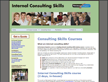 Tablet Screenshot of consultingskills.com